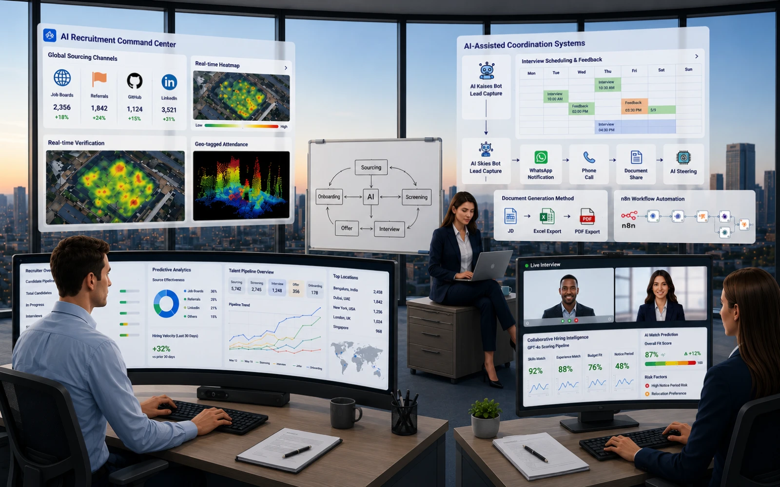 AI Recruitment Command Center